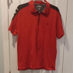 DKNY Men's Red Polo Shirt